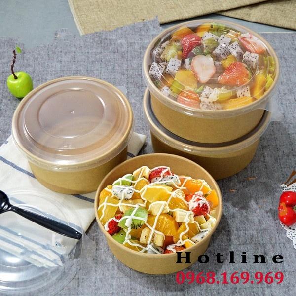 Combo 100 Bát Giấ Đựng Thức Ăn - 750ml