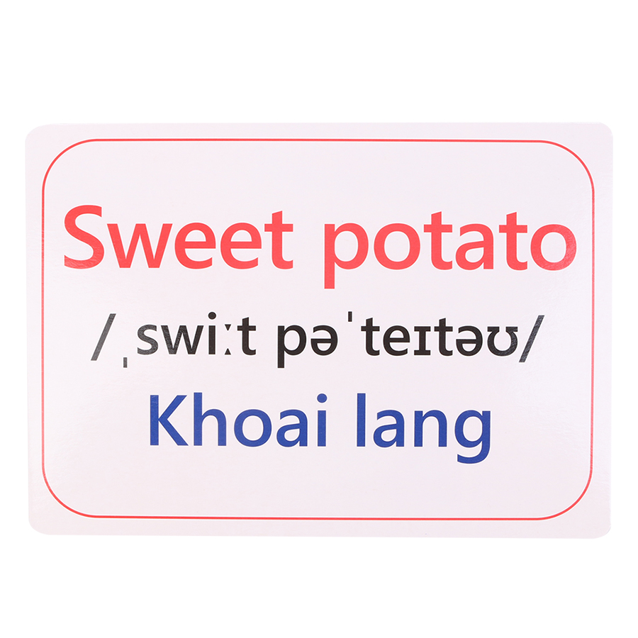 Flash Card Thông Minh  - Rau Củ Quả