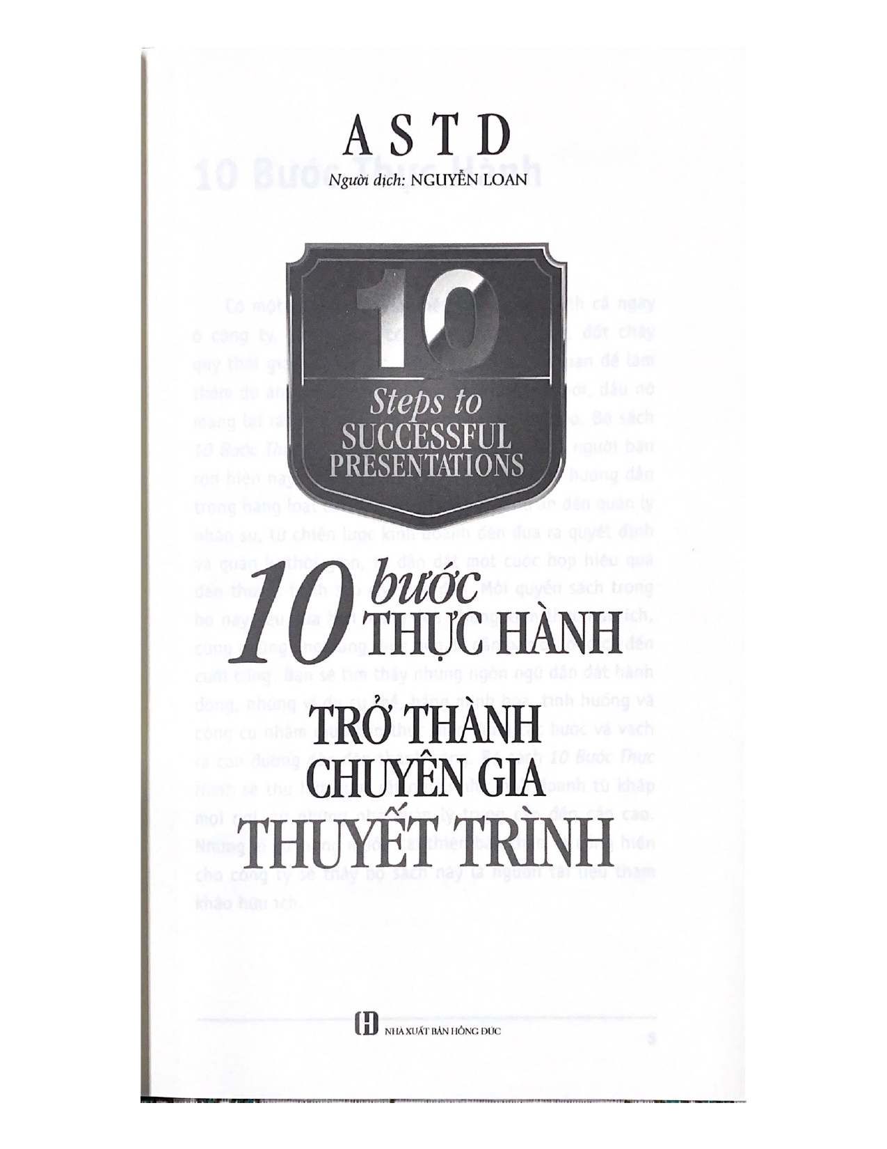 Sách 10 Bước Thực Hành Trở Thành Chuyên Gia Thuyết Trình