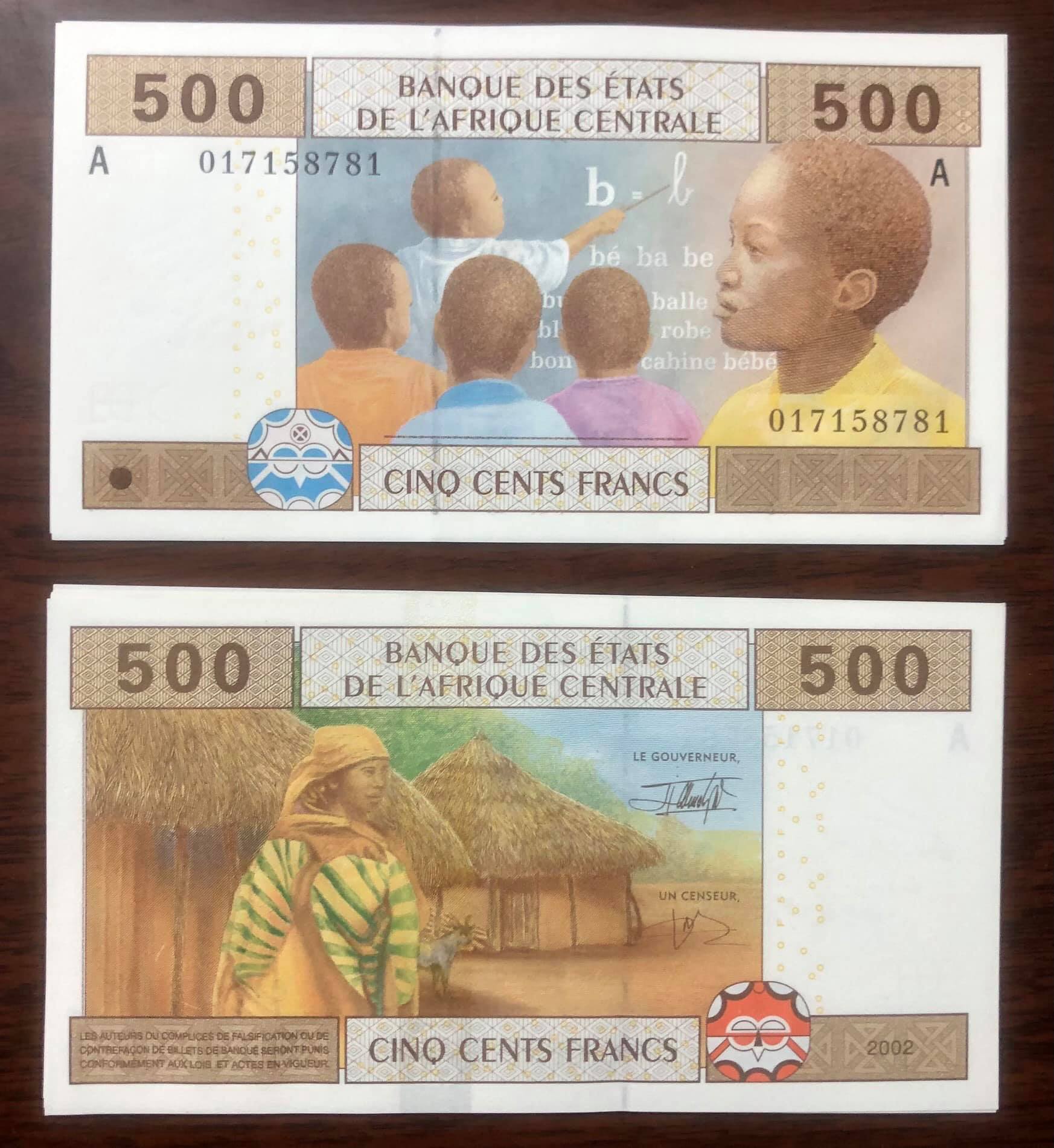 Tiền cổ 500 Francs của Cộng hòa Bờ Biển Ngà sưu tầm