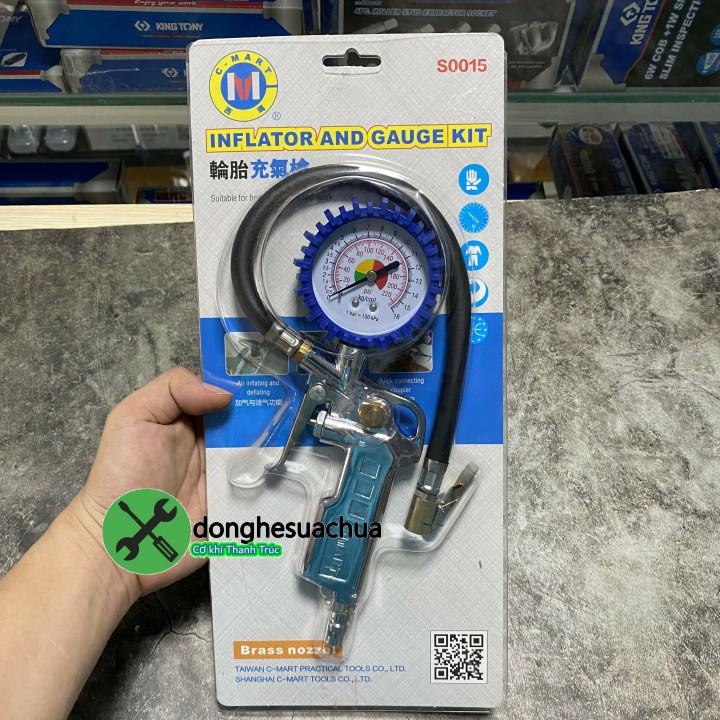 Dụng cụ xịt hơi có đồng hồ C-MART S0015