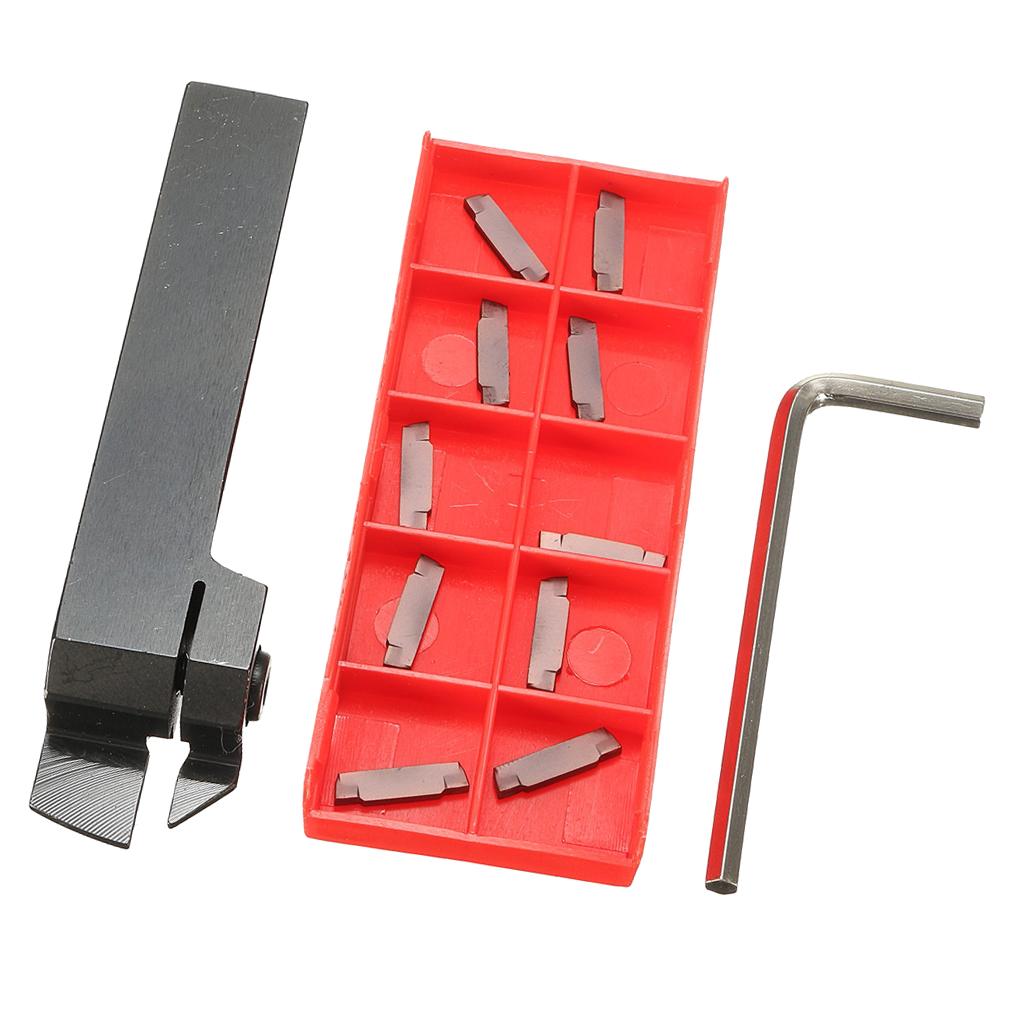 CNC Grooving Cut-Off Tool Holder + L wrench For 2mm MG E8W4