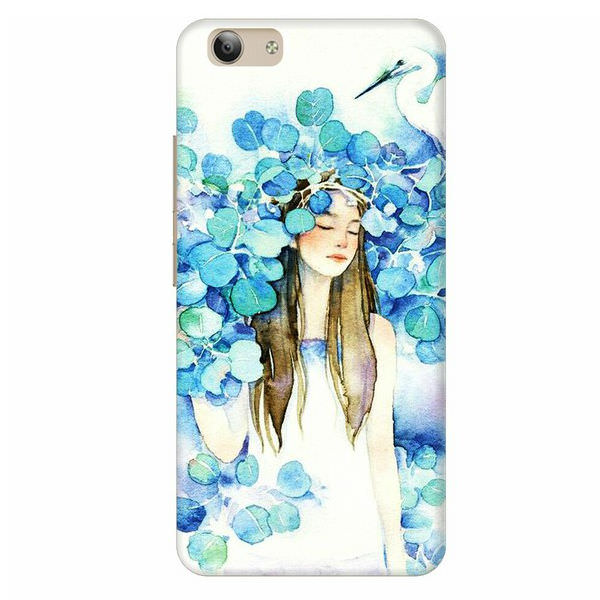 Ốp Lưng Dành Cho Điện Thoại Vivo Y53 2017 - Cô Gái Lá Xanh