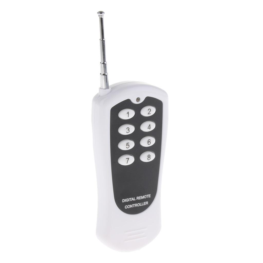 2pcs DC12V 1000m Long Range 8-Channel Wireless Remote Controller Transmitter