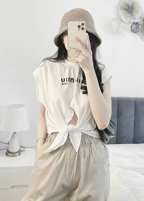 Set Bộ Áo Croptop Quần Thô Cá Tính