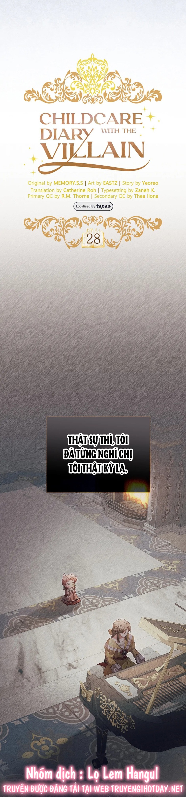 nhật ký chăm sóc đứa trẻ của nhân vật phản diện chapter 28 5