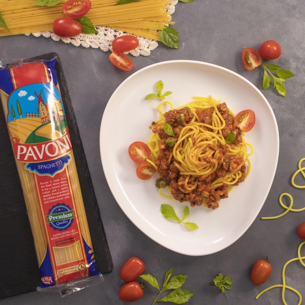 Thùng 25 Gói Mì Ý Pavoni 400g 100% Lúa Mì Nguyên Chất (Pavoni Spaghetti)