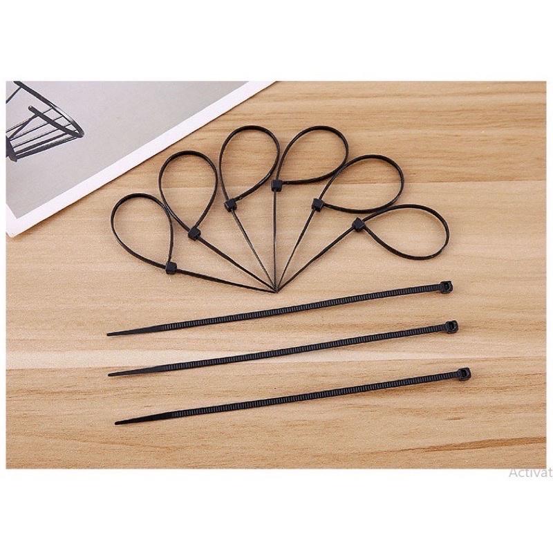 Bịch 100 Dây Rút Nhựa Chuyên Dụng Dài 20CM
