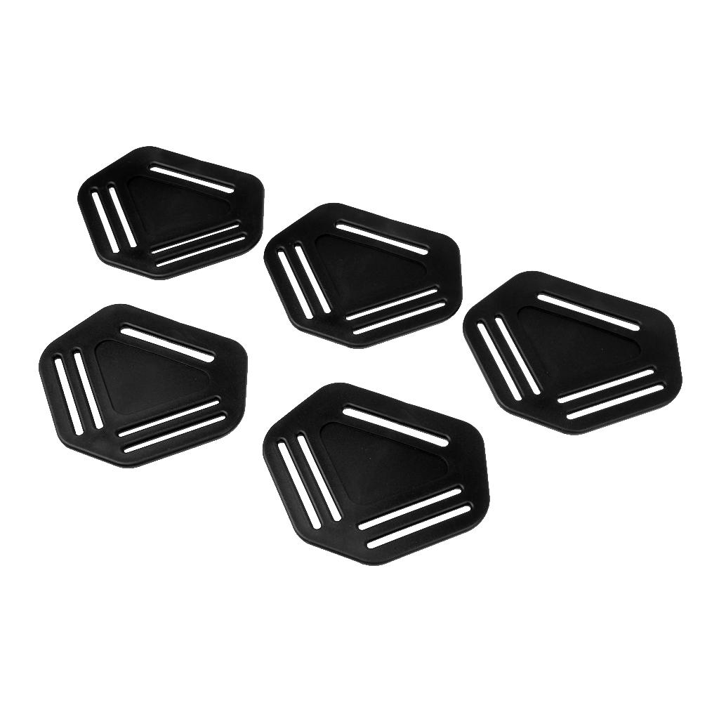 Pack of 5 Safety Belt Buckle Full Body Climbing Harness Splitter Plate