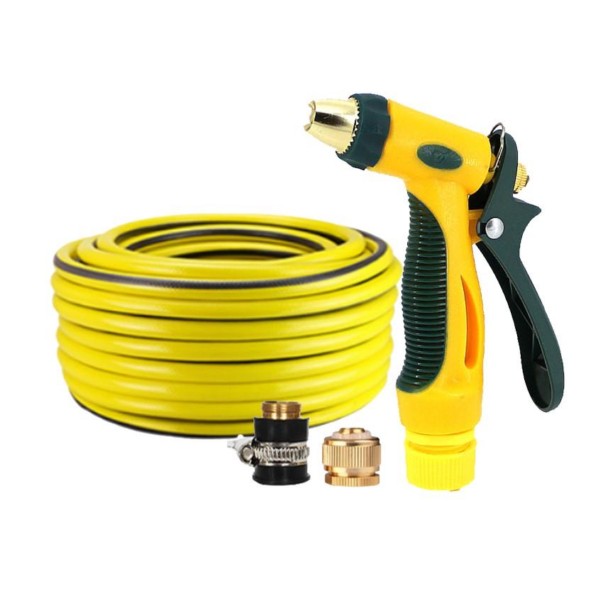 Bộ dây vòi xịt nước rửa xe, tưới cây tăng áp 3 lần,loại 3-5M 206317