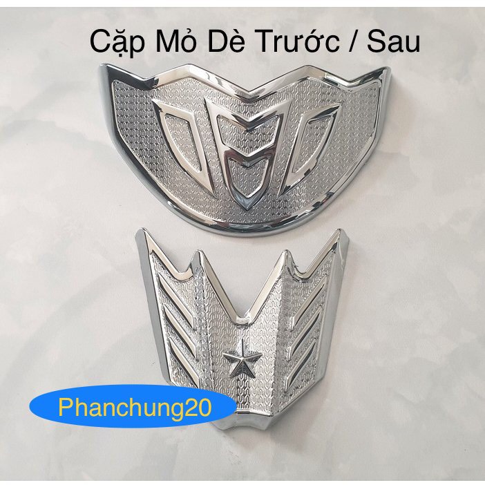 CẶP MỎ DÈ TRƯỚC SAU DÙNG CHO ĐỜI XE VARIO 160cc - VARIO 2022 2023 CROM