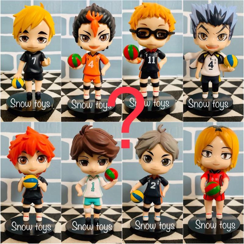 8 mô hình Haikyu - haikyuu Vua bóng chuyền Koshi Yu Nishinoya Kei Tsukishima Tobio Kageyama Shoyo Hinata Kenma Kozume