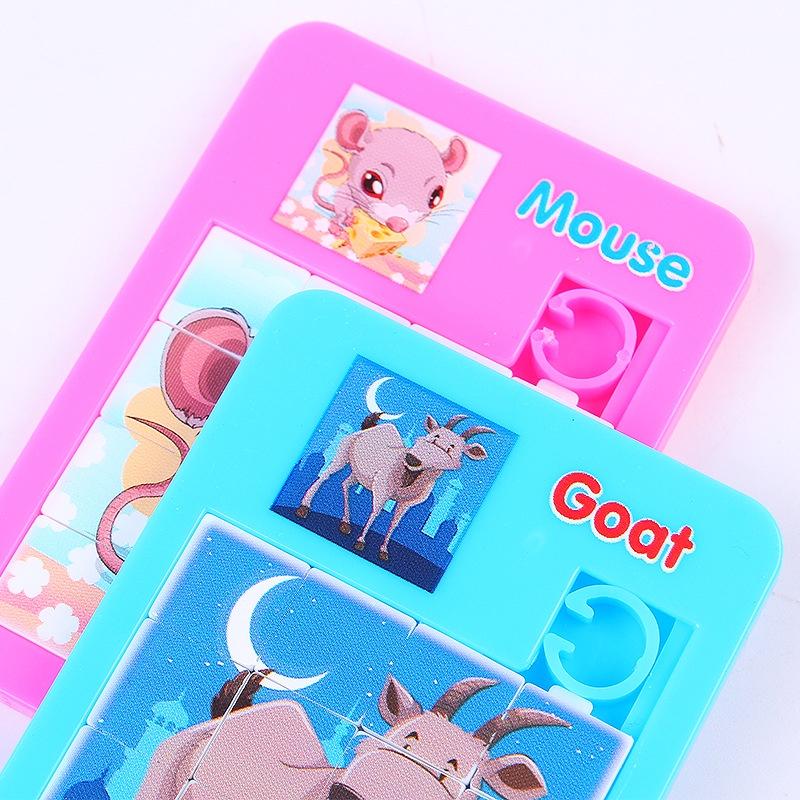 Đồ Chơi Ghép Hình Trượt 16 Ô Cho Bé - Bảng Xếp Hình Huyền Thoại Tuổi Thơ DUASHOP