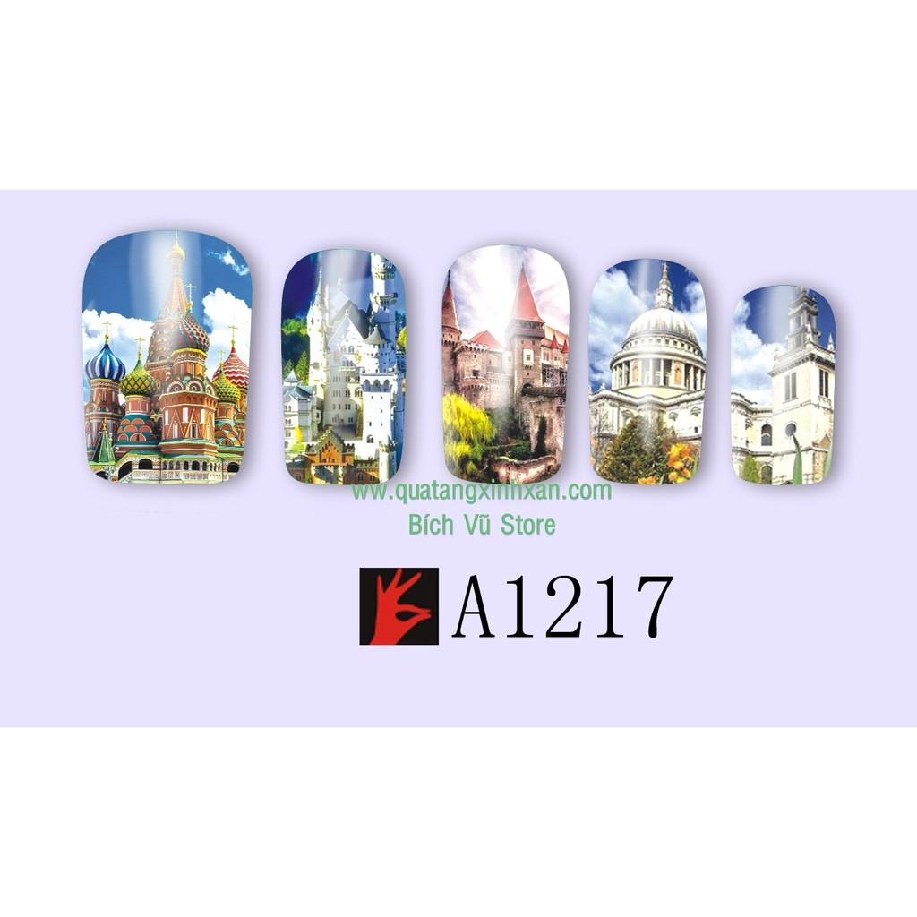 Decal nước dán móng mã A