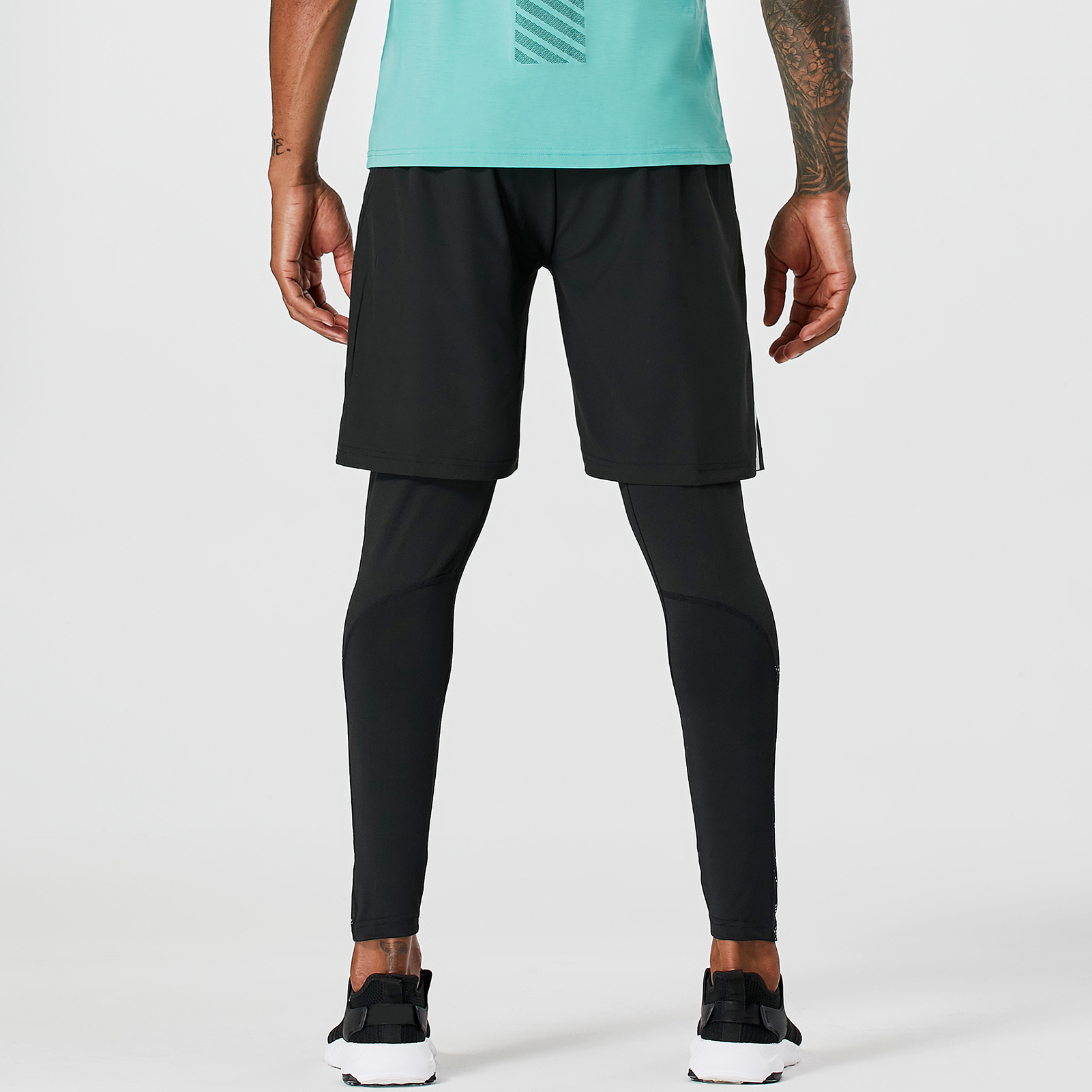 Quần thể thao nam 2 trong 1 có túi co giãn, nhanh khô, thoáng khí