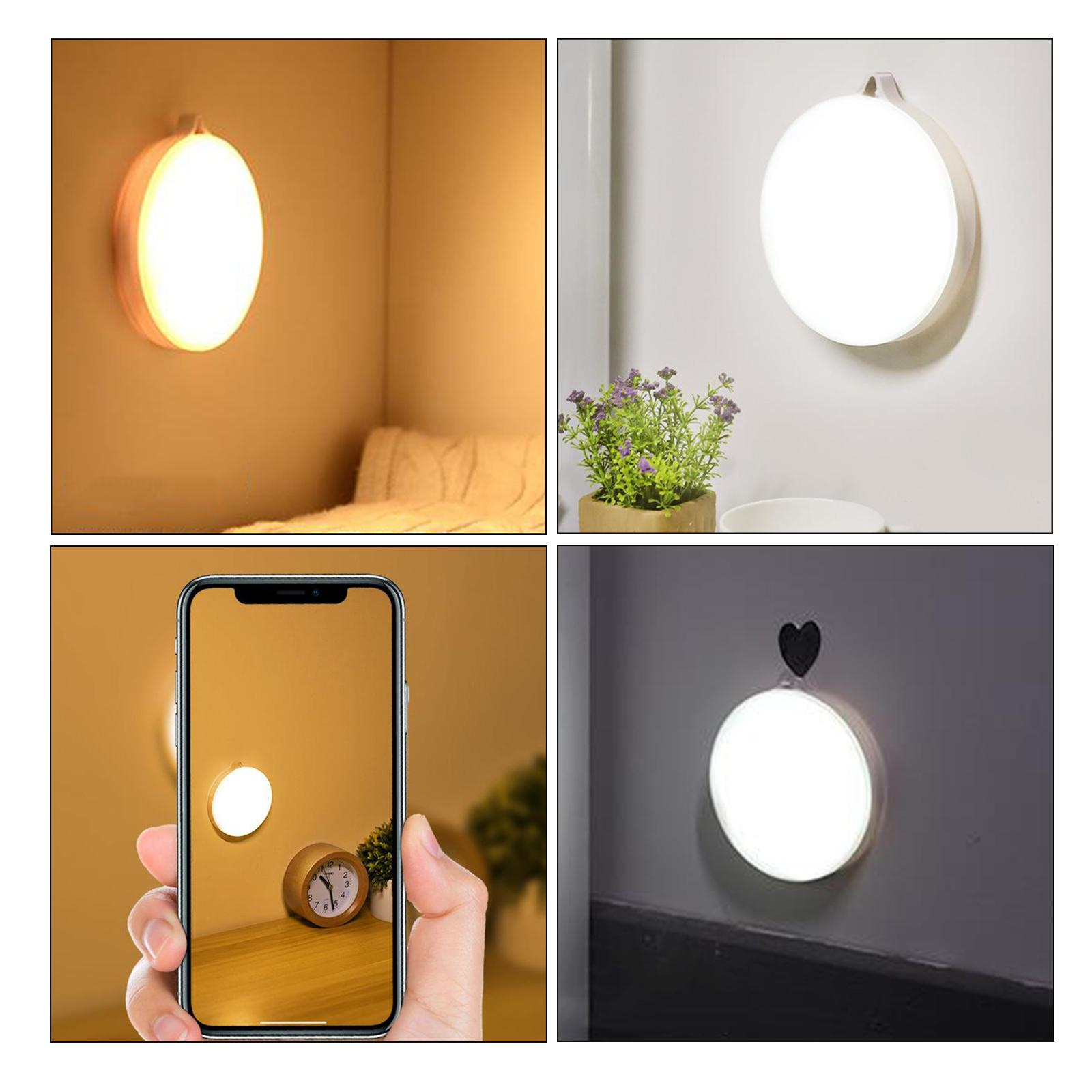 LED motion Sensor light USB rechargeable portable toliet night light magnetic stick hanging wall lamp for bedroom, kitchen, bathroom, kids room