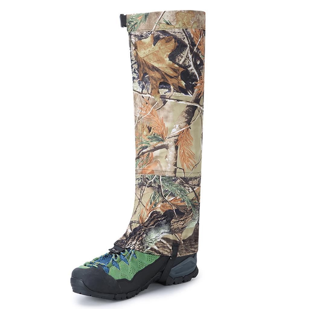 Leg Gaiters – Waterproof and Adjustable Snow Boot Gaiters for Hiking, Walking, Hunting, Mountain Climbing and Snowshoeing