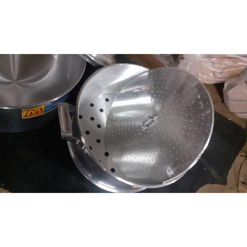 Chõ đồ xôi, hấp xôi 15kg size 40 Mạnh Hùng,hàng dày dặn,nhôm bóng sáng(CHÍNH HÃNG MADE VIET NAM)