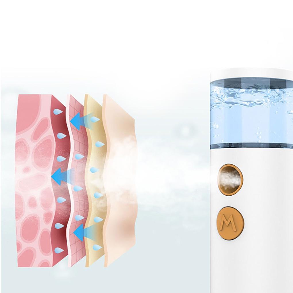 Máy Phun Sương Tạo Độ Ẩm Cho Da Mặt Sạc Cổng Usb Tiện Dụng