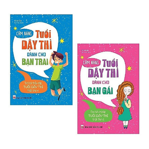 Combo 2 Cuốn Cẩm Nang Tuổi Dạy Thì Dành Cho Bé Trai Và Bé Gái