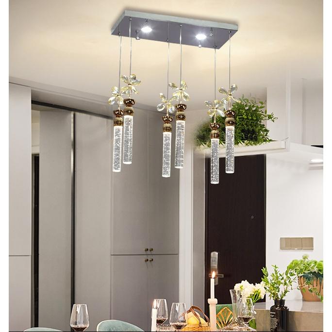 Đèn thả thông tầng phale HTK015, đèn chùm phòng khách, đèn phale