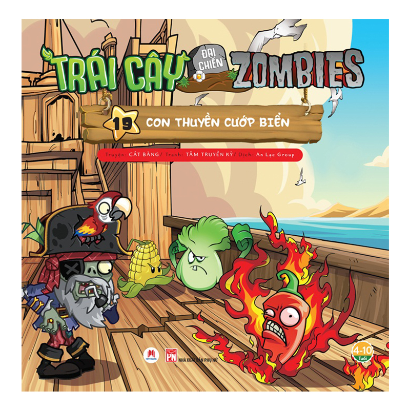 Trái Cây Đại Chiến Zombie - Tập 19: Con Thuyền Cướp Biển (Tái Bản)