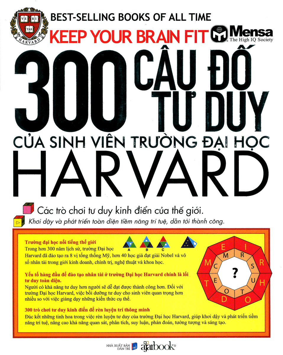 300 Câu Đố Tư Duy Của Sinh Viên Trường Đại Học Harvard