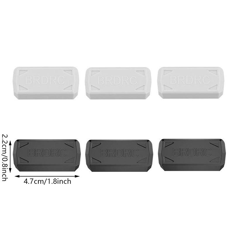 3 cái Nắp bảo vệ pin máy bay không người lái cho DJI Mini 3 Pro Vỏ bảo vệ cổng sạc Pin cắm chống bụi Bảo vệ phụ kiện máy bay không người lái Màu sắc: Xám