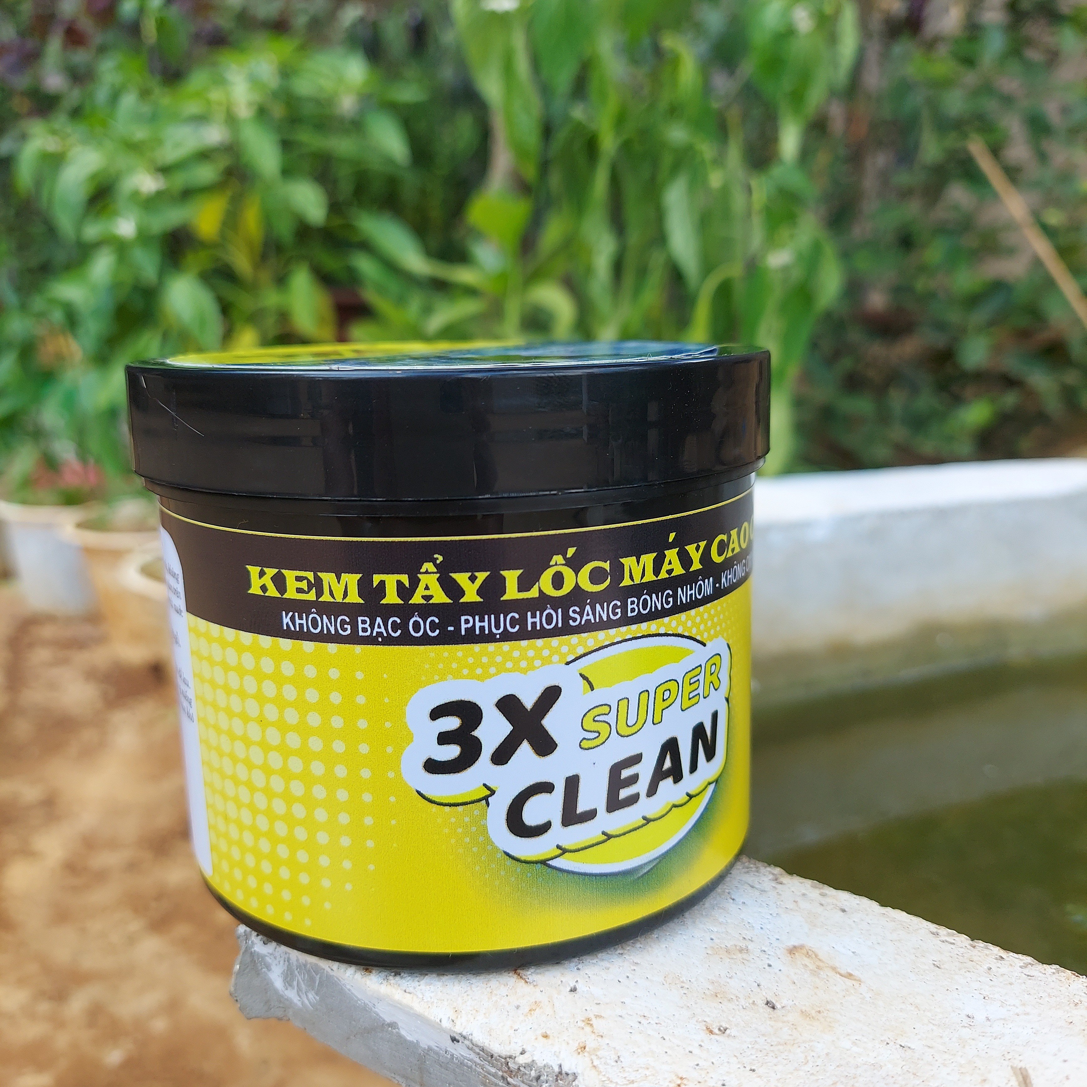 Kem tẩy lốc máy 3x super clean 500gram