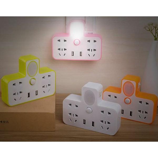 Ổ điện đa năng kiêm đèn ngủ và cổng sạc usb