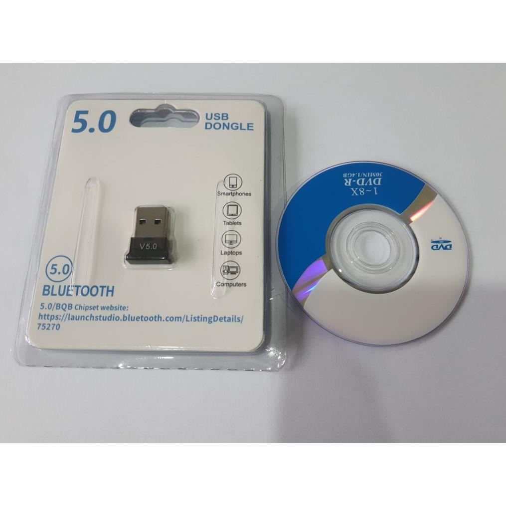 USB bluetooth 5.0 4.0 dùng cho máy tính laptop kết nối bàn phím chuột tai nghe tay cầm chơi game