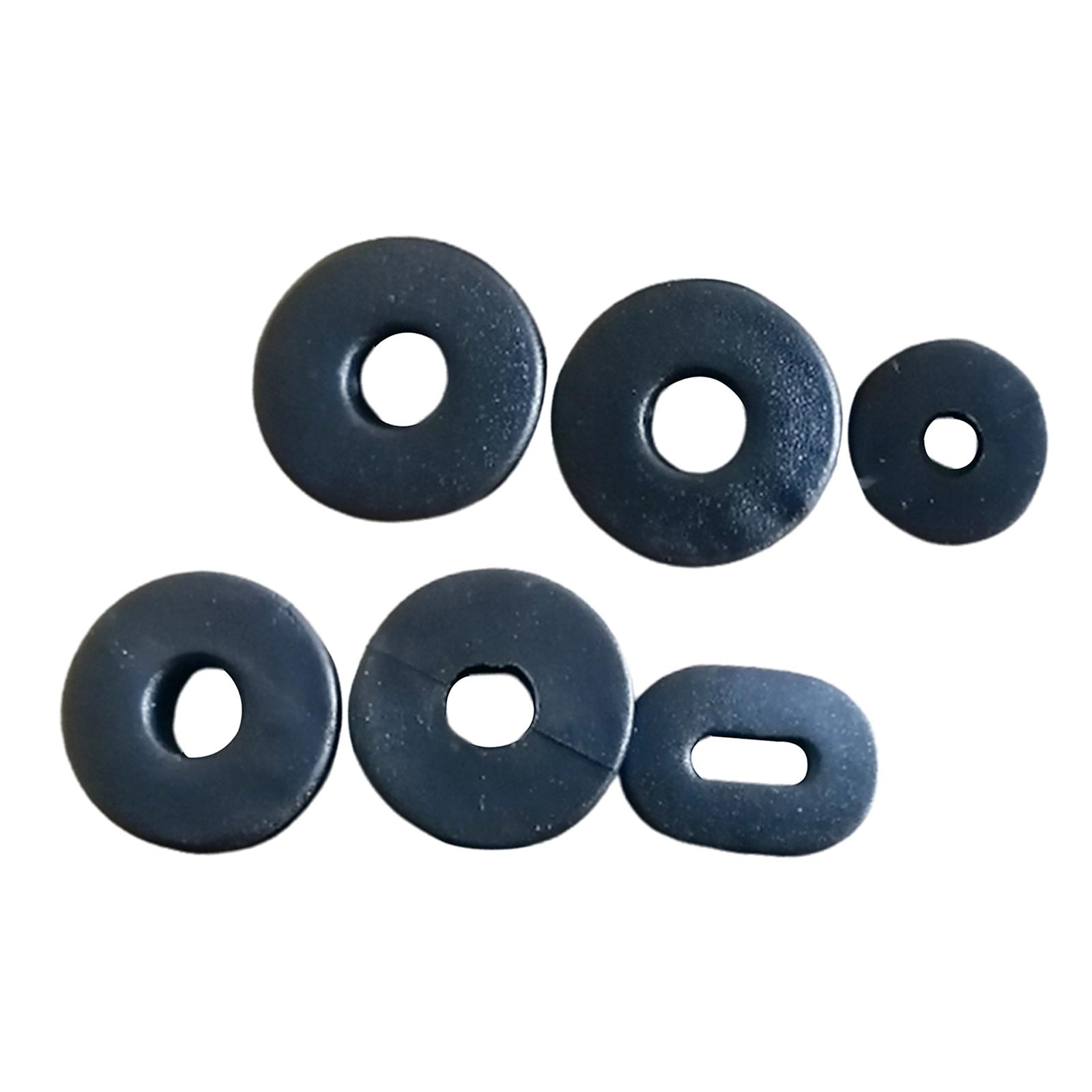 2X 6x Rubber Side Cover Grommet Gasket for for Suzuki GN125 GN125 HJ125-K