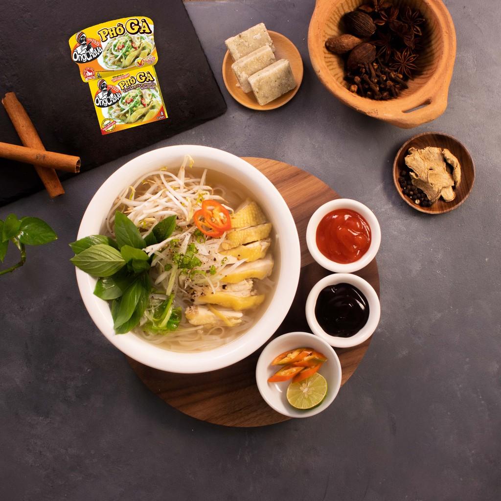 Lốc 12 Hộp Viên Gia Vị Phở Gà Ông Chà Và 75g (Chicken Pho Broth Cubes)