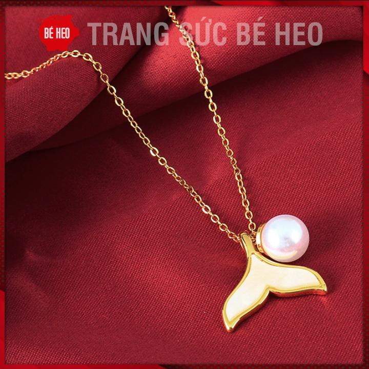 Dây chuyền titan đuôi cá - Trang sức Bé Heo BHDC263