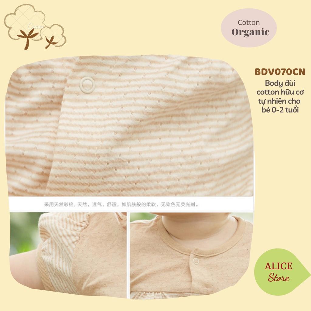 Quần áo sơ sinh 0-2 tuổi 100% COTTON HỮU CƠ TỰ NHIÊN không chất tẩy nhuộm, romper mùa hè bo gấu cho bé mẫu mới 2022