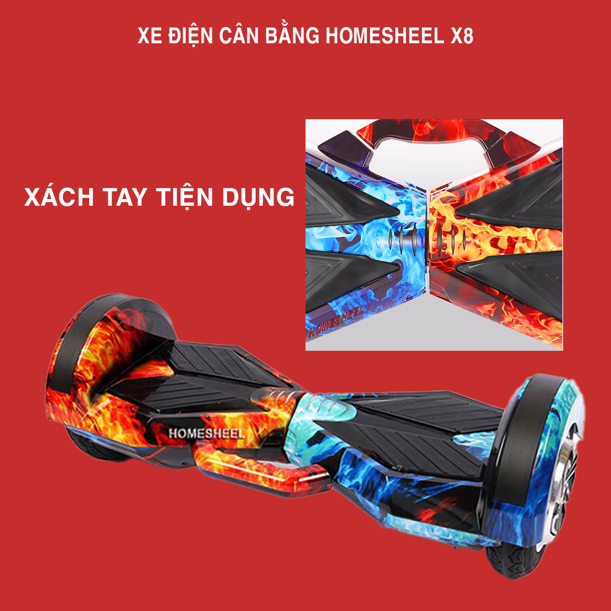 Xe điện cân bằng X8 đời mới - Nhiều màu