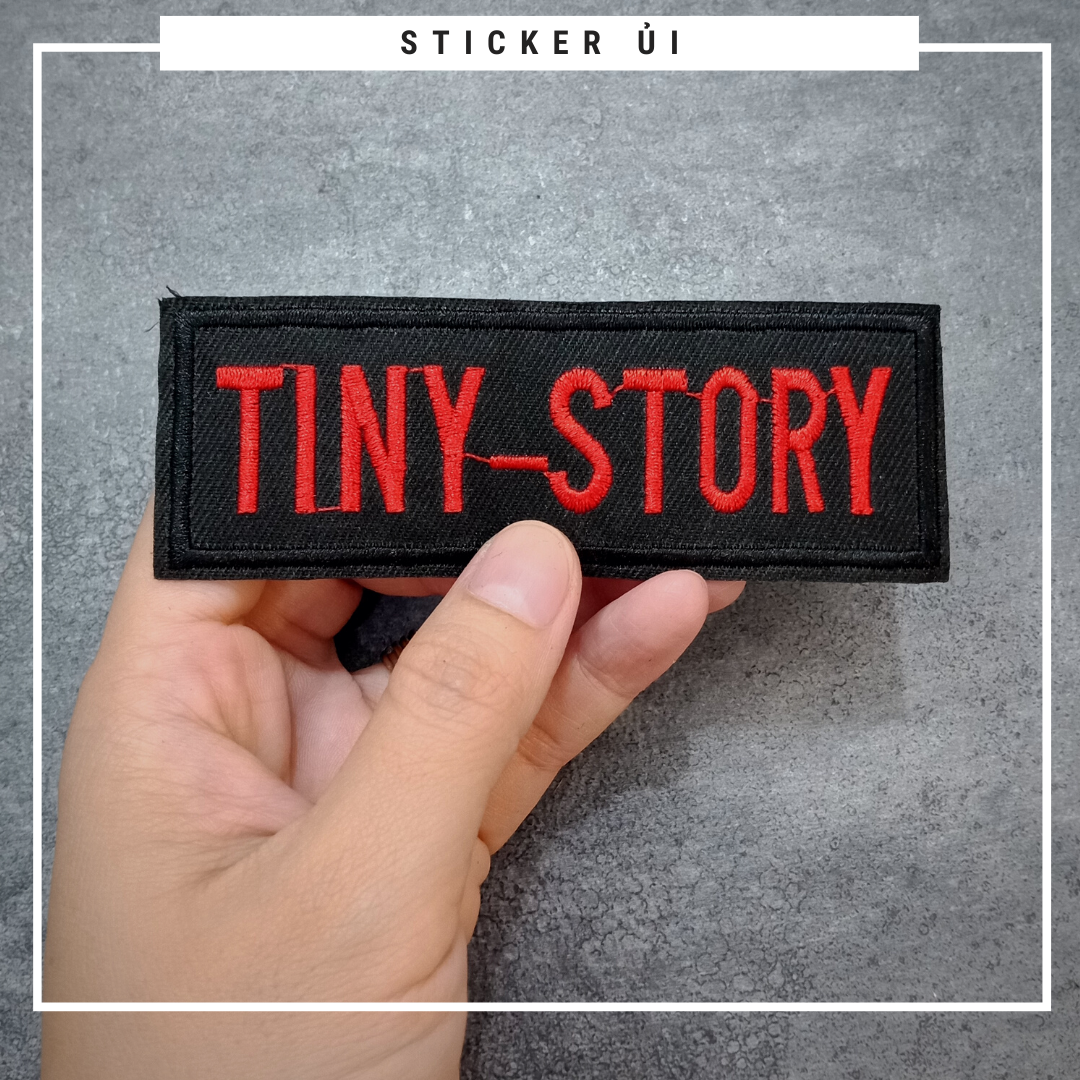 Phụ kiện trang trí áo thun tay lỡ unisex: Logo Sticker Patch Ủi Quần Áo, BALO, quần jogger chuẩn local brand streetstyle