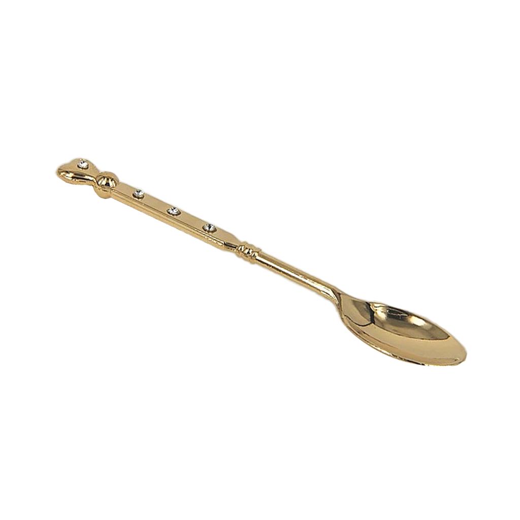 Stainless Steel Tableware Creative Retro Coffee Spoon, Stirring Spoon, Sugar Spoon, Stir Bar Spoon, Mixing Spoon, Tea Spoon, Ice Tea Spoon, Ice Cream Spoons