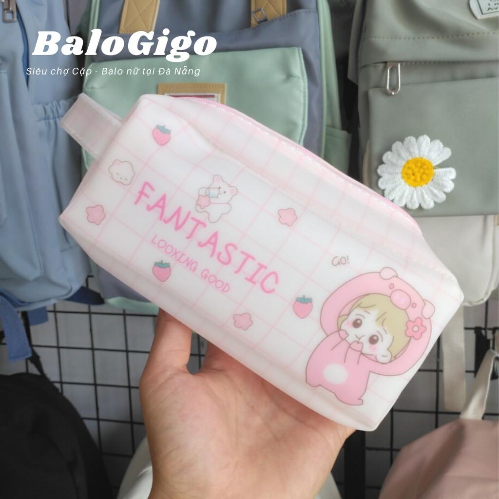 Hộp bút cute nhựa silicon cao cấp cực xinh HB9996 - BaloGigo