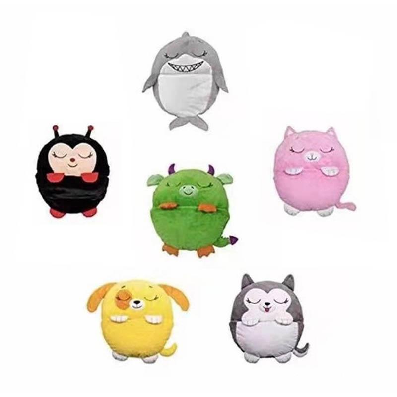 Trẻ Em Đầm Ngủ Hoạt Hình, Phim Hoạt Hình Gối Nhung, Biến Túi Ngủ Trẻ Em Động Vật Onesie Trẻ Em