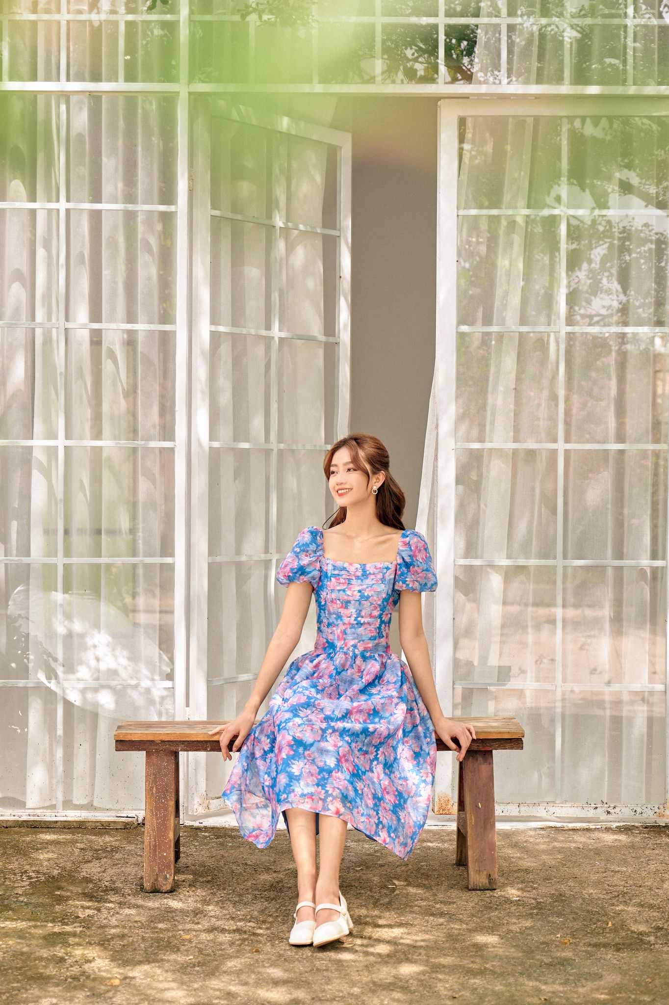 OLV - Đầm Gerbe Ruched Dress