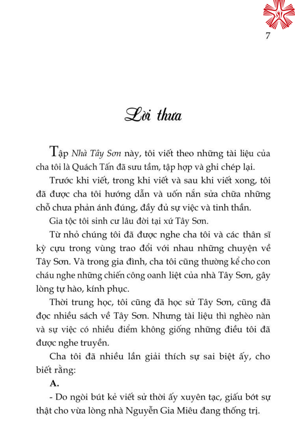 Nhà Tây Sơn (bản in 2024)