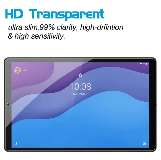 Kính cường lực dành cho Lenovo Tab M10 HD Gen 2 TB-x306 - Độ cứng 9H , Dày 0.3mm