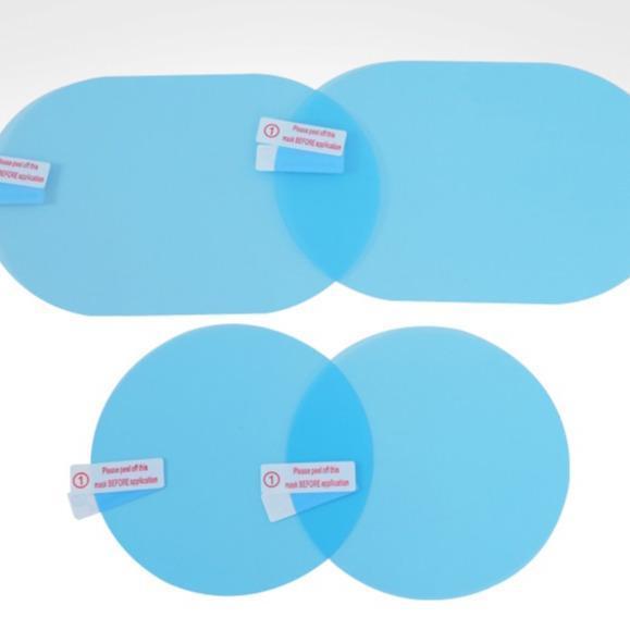 Combo 2 Miếng Dán Kính Chiếu Hậu Xe Ô Tô Chống Thấm Nước Loại Tròn