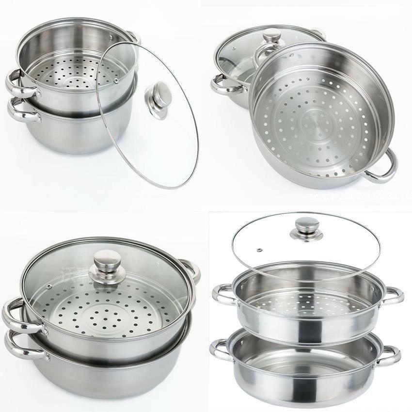 NỒI HẤP INOX 2 TẦNG ĐA NĂNG