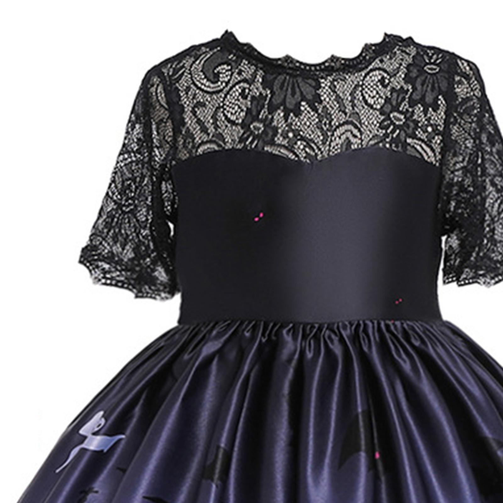 Girl Witch  Costume Dress Cosplay Fancy Dress Baby Girl Gown Party