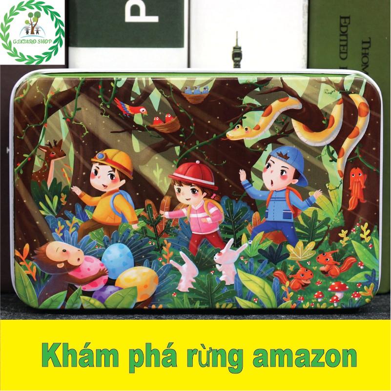 Đồ chơi xếp hình chất lượng cao puzzle , Bộ xếp hình bằng gỗ 60 miếng đa dạng hình ảnh GINTARO SHOP