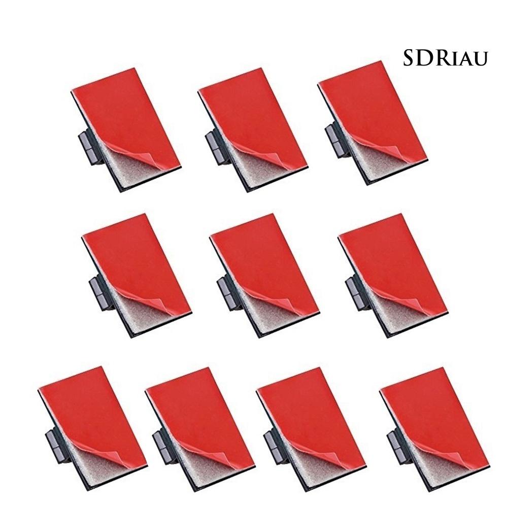 Set 10 / 40 / 100 Kẹp Giữ Dây Cáp Gắn Xe Hơi Tiện Lợi Giá Đỡ