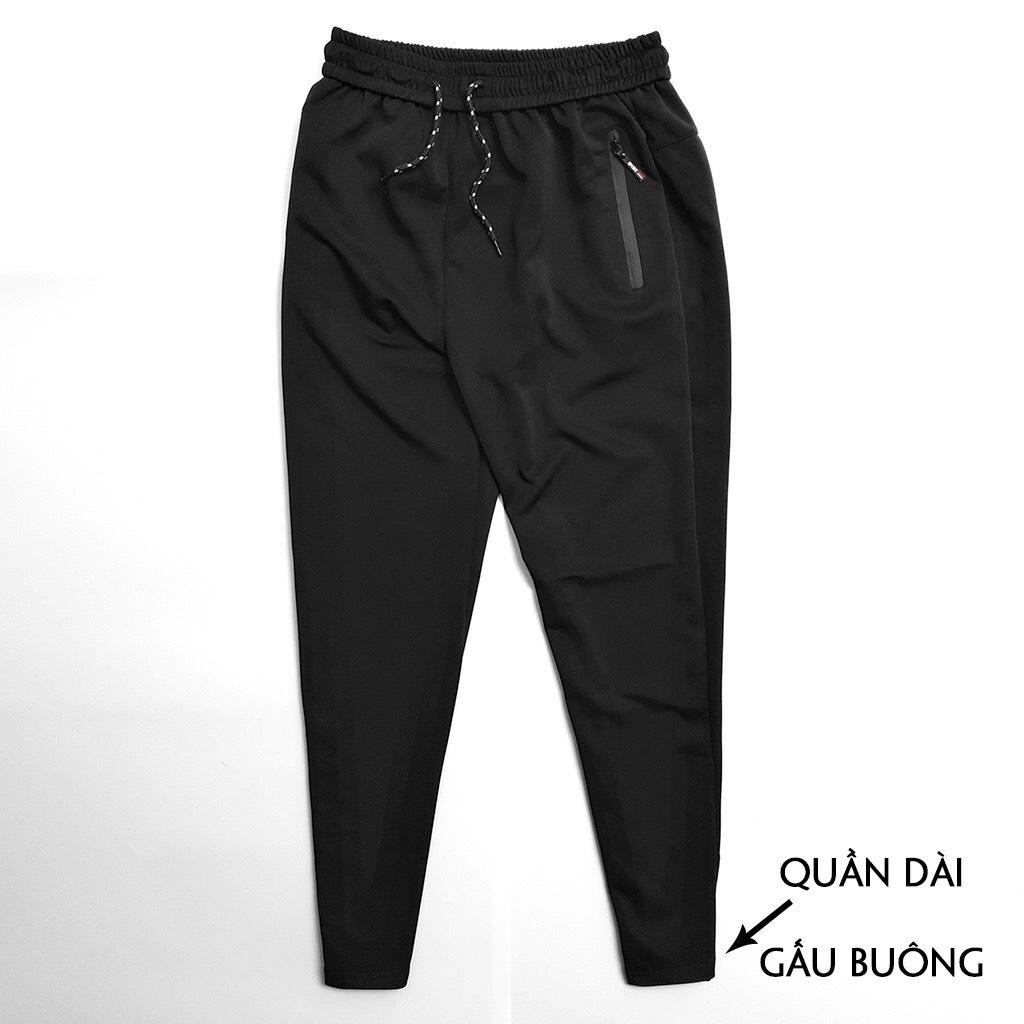 Quần dài Jogger nam thể thao thun trơn, chất thun lạnh co giãn tốt, Form chuẩn dễ phối đồ QT01