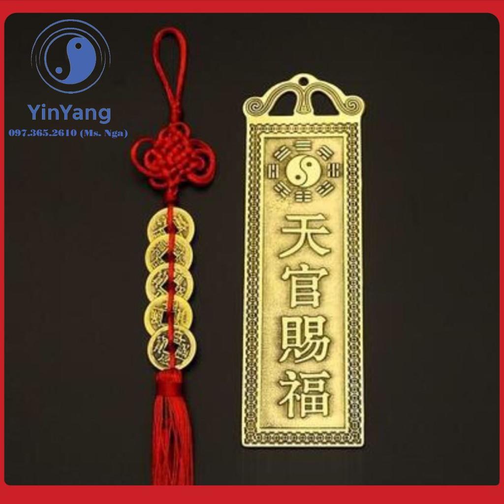 Combo thẻ bài thiên quan tứ phước và dây ngũ phúc